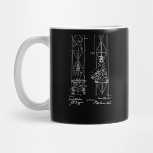 Mine Elevator Vintage Patent Hand Drawing Mug